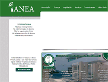 Tablet Screenshot of anea.org.pt