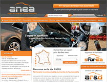 Tablet Screenshot of anea.fr